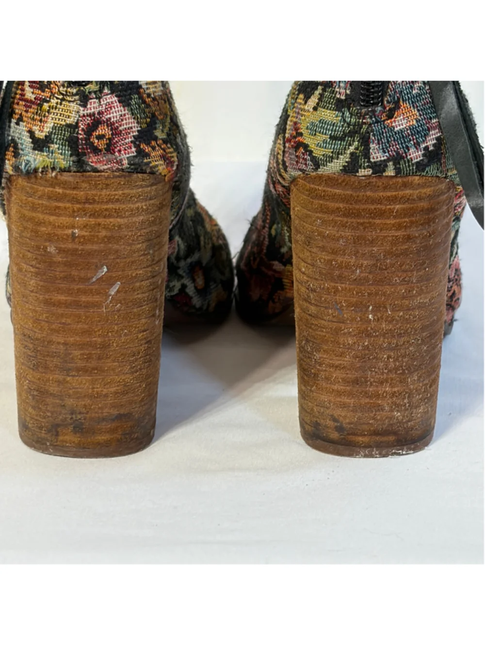 Jeffrey Campbell Havana Last Floral Tapestry Ankle Boots Women’s EU 39 US 8.5